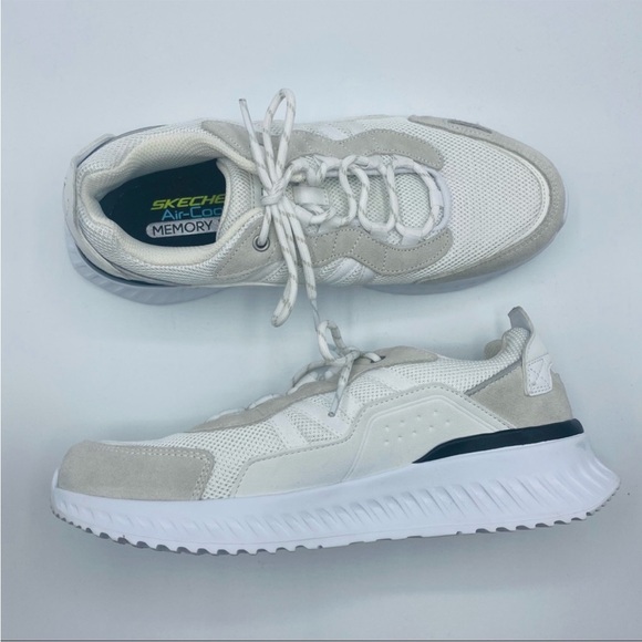Skechers Other - Sketchers sneakers, air cool, memory foam, white men’s size 9